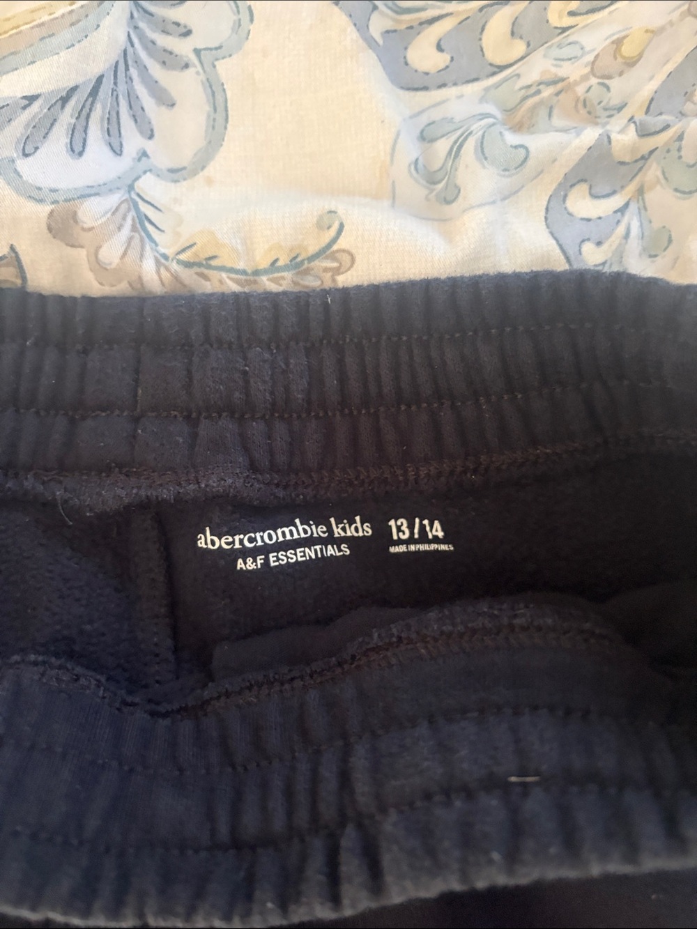 abercrombie kids black  Jumpsuit Bottoms with Elastic Waist